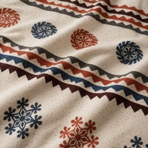 VASTRA Tribal Harmony 100% Pure Cotton Single Bed Bedsheet with 1 Pillow Cover | Premium Tribal Printed Bedding Set (60 × 90 Inches) thumbnail