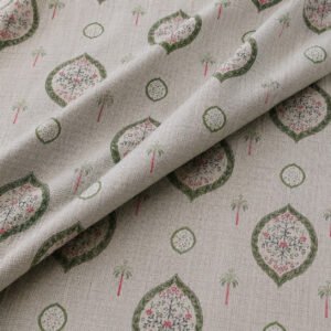 VASTRA Sage Whisper 100% Pure Cotton Double Bed Bedsheet with 2 Pillow Covers | Premium Floral Border Printed Bedding Set (100 × 100 Inches) thumbnail