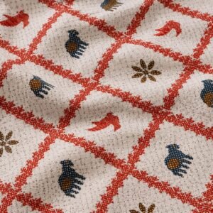 VASTRA Tribal Tapestry 100% Pure Cotton Single Bed Bedsheet with 1 Pillow Cover | Premium Ethnic Printed Bedding Set (60 × 90 Inches) thumbnail